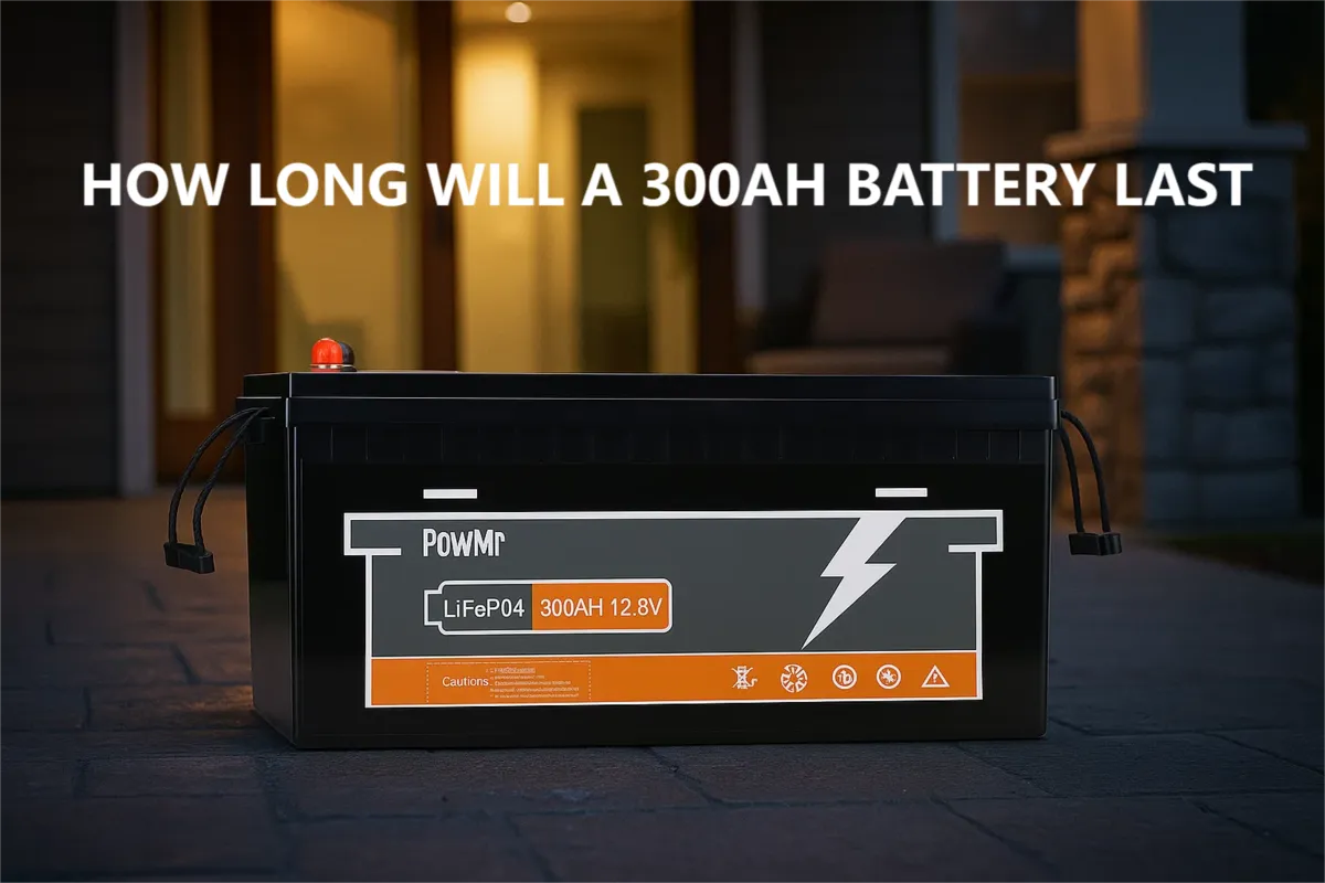 300ah battery run time