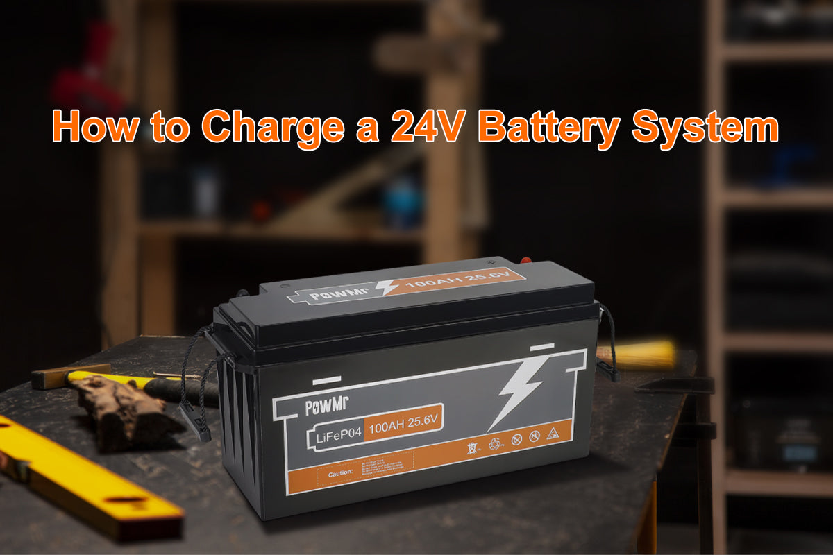 How to charge 24v battery