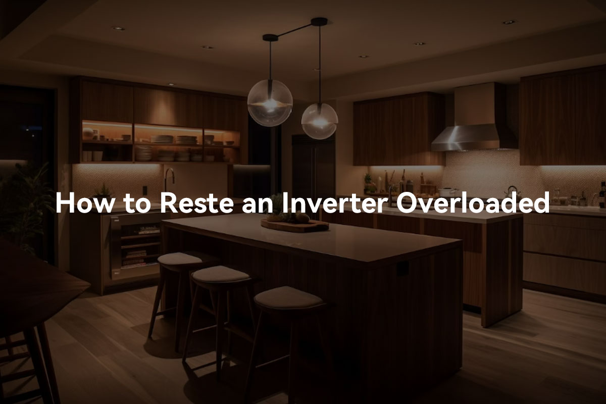 how to reset an inverter overloaded