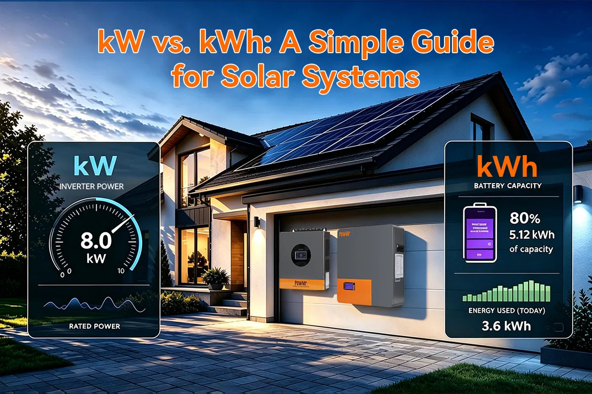 kW vs. kWh: A Simple Guide for Solar Systems