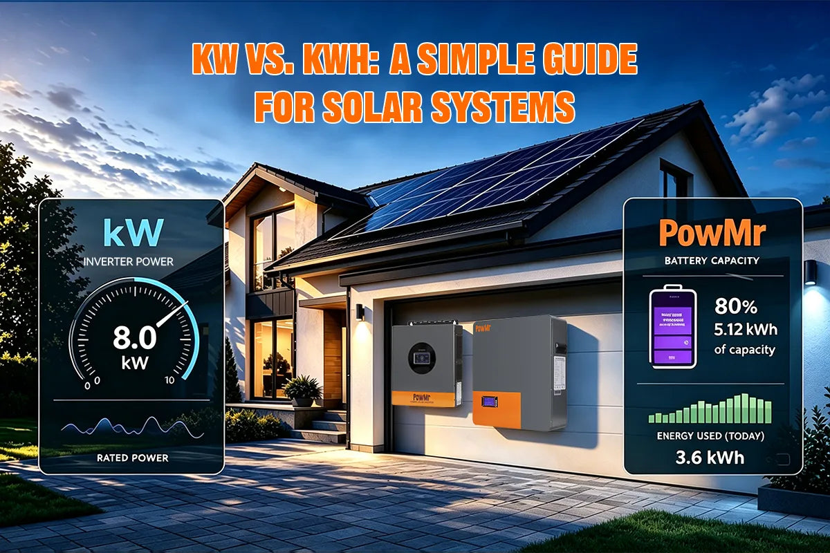 kW vs. kWh: A Simple Guide for Solar Systems