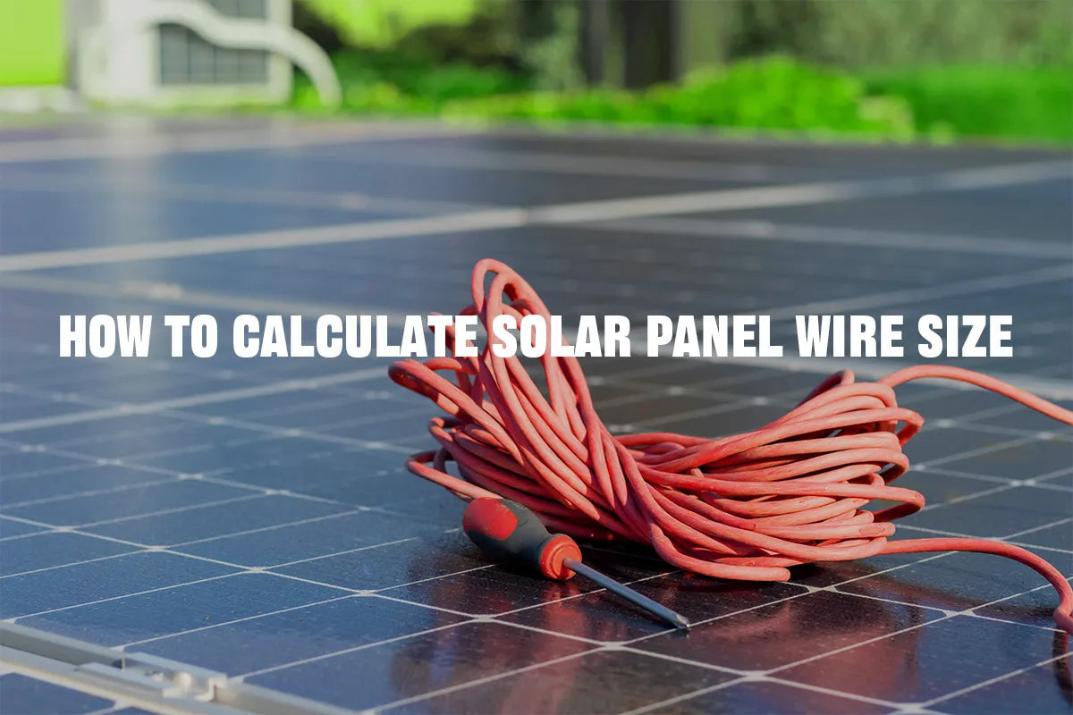 solar panel wire size chart