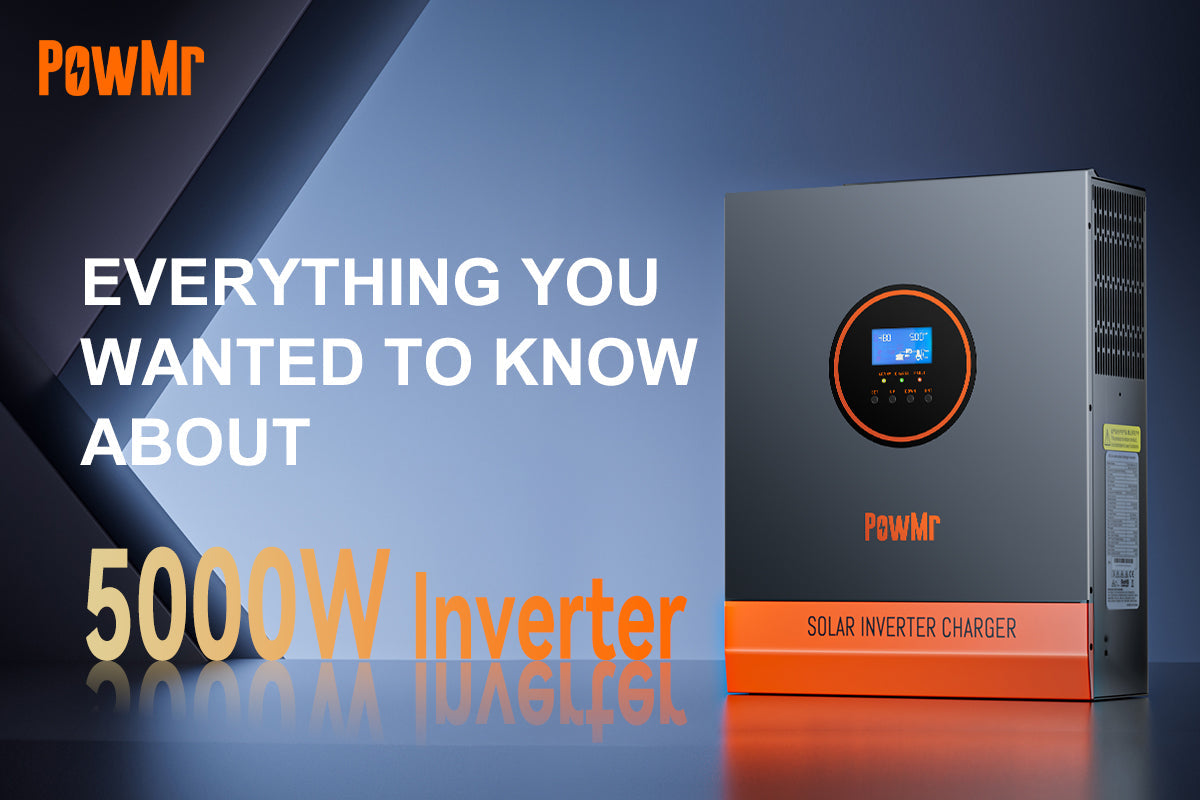 what will a 5000w inverter run and how many batteries for 5000w inverter