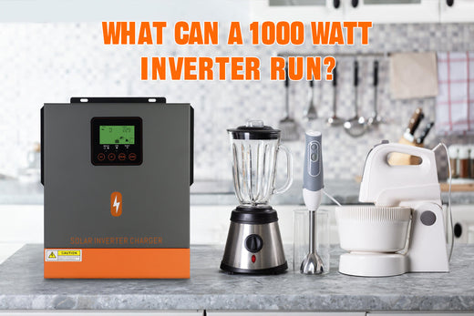 What can you run on a 1000w inverter