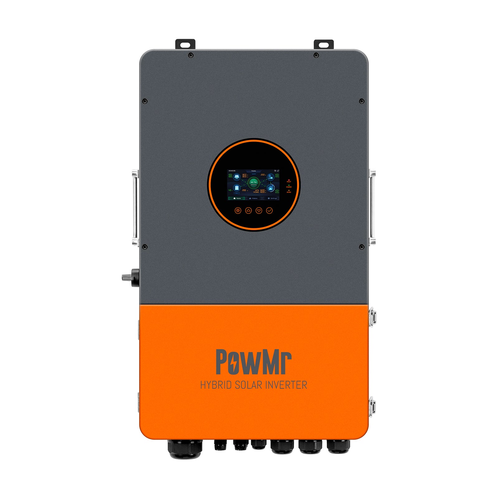 12KW 48Vdc Hybrid Inverter 110V/240V/208Vac Split Phase Supports 6 Units in Parallel