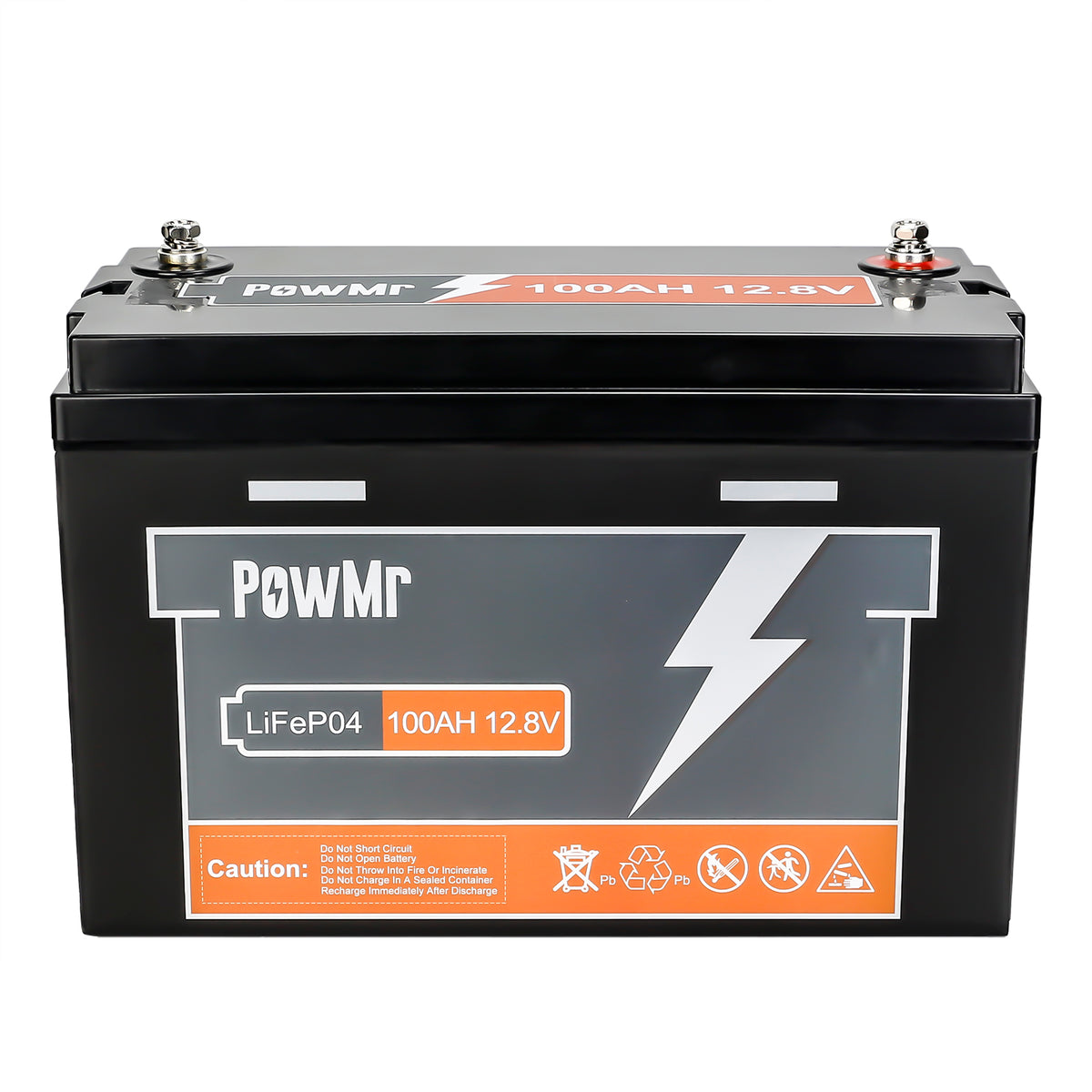 PowMr 12V 100Ah Lifepo4 Lithium Batterie