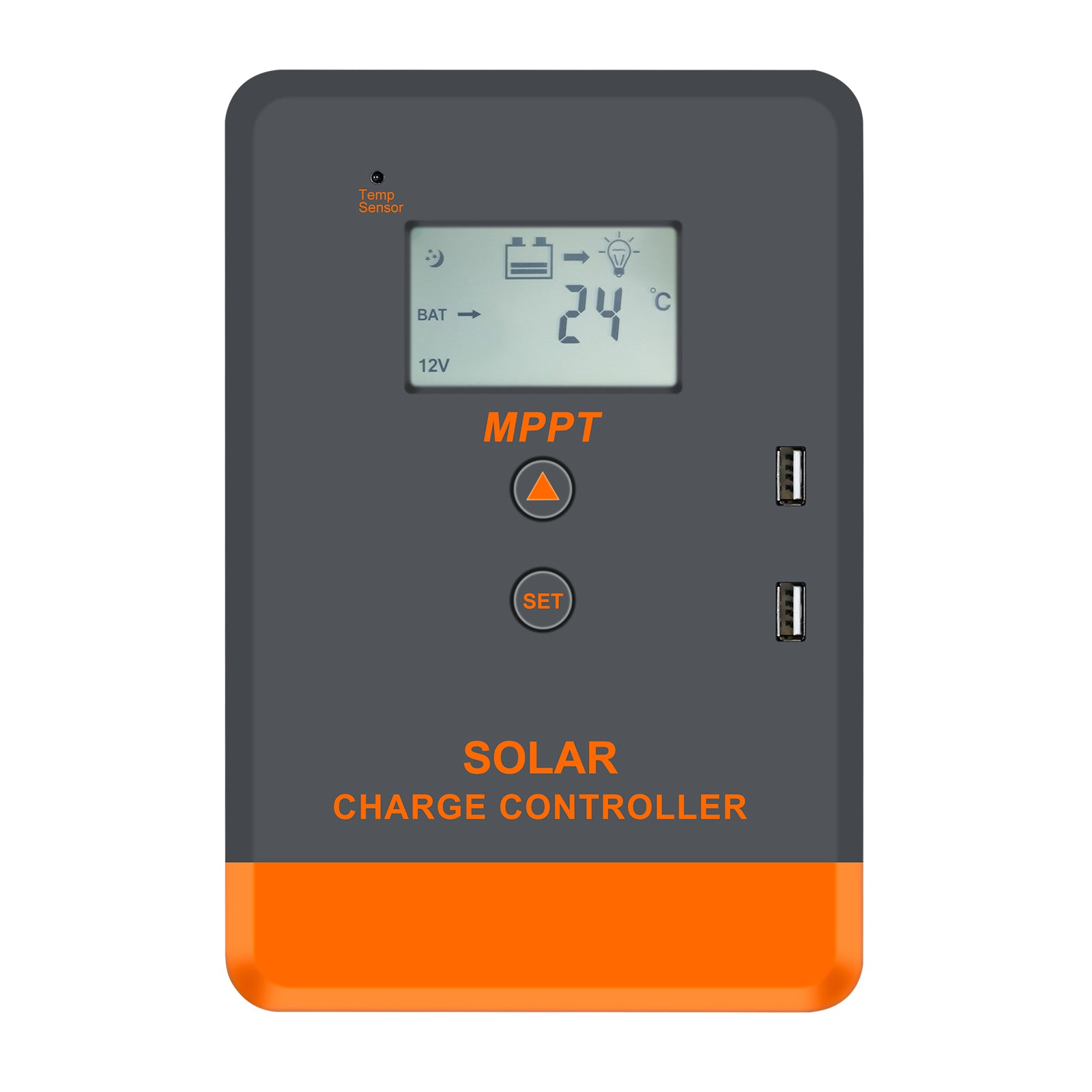 20a mppt solar charger controller for 12volt or 24volt solar batteries