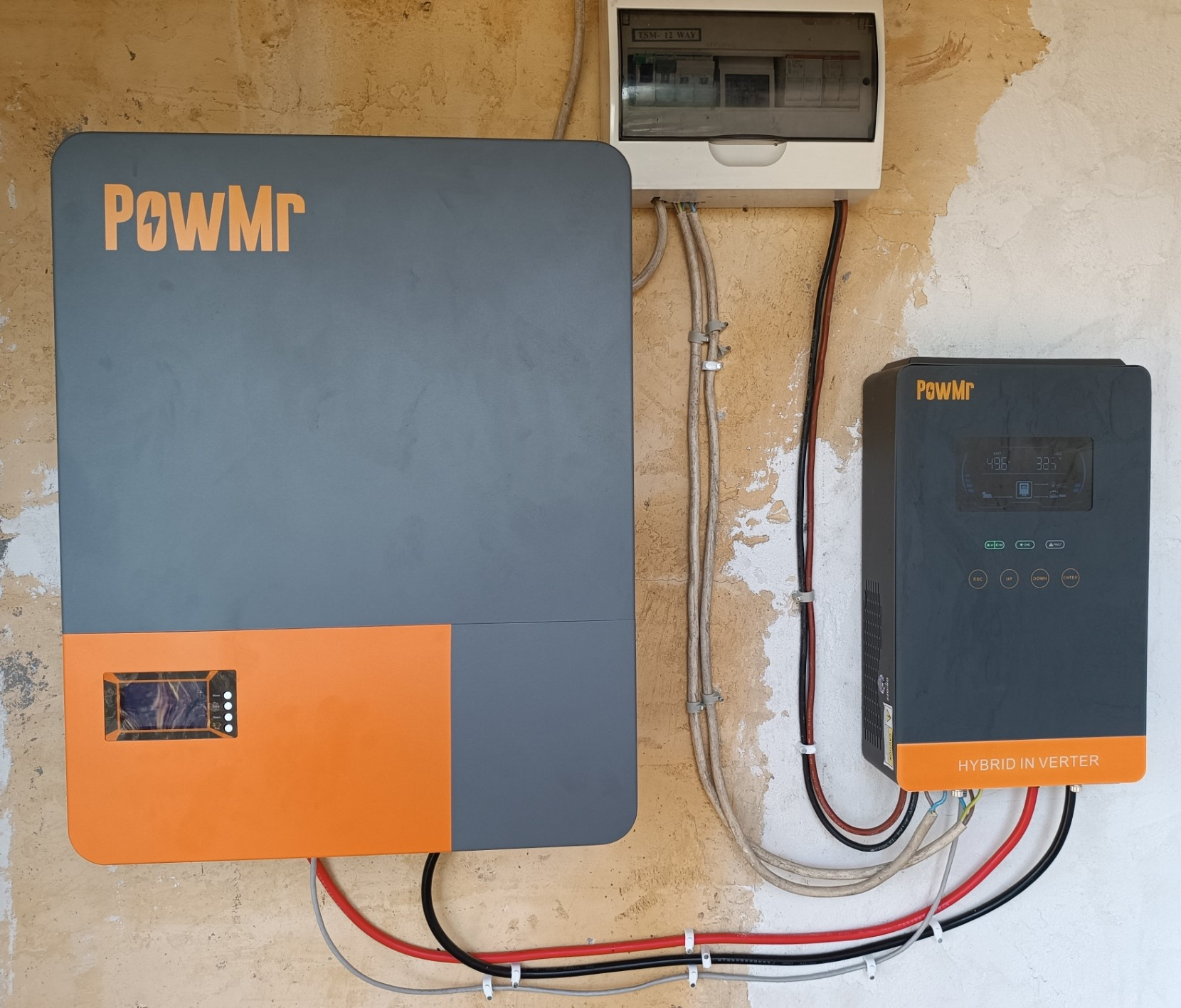 6.5kw inverter with 4.8kwh battery