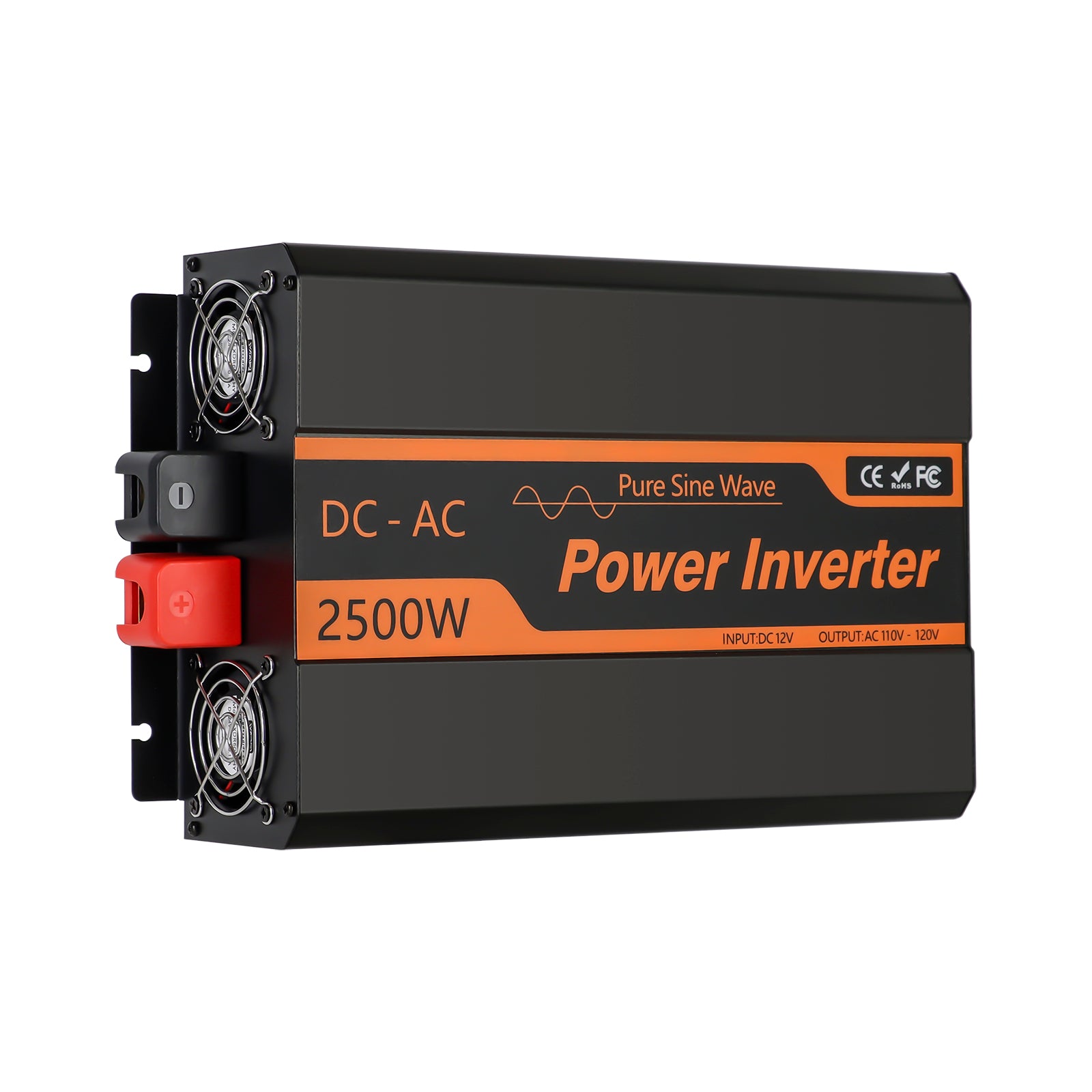 Inversor de potencia de 2500 W CC 12 V CA 110 V