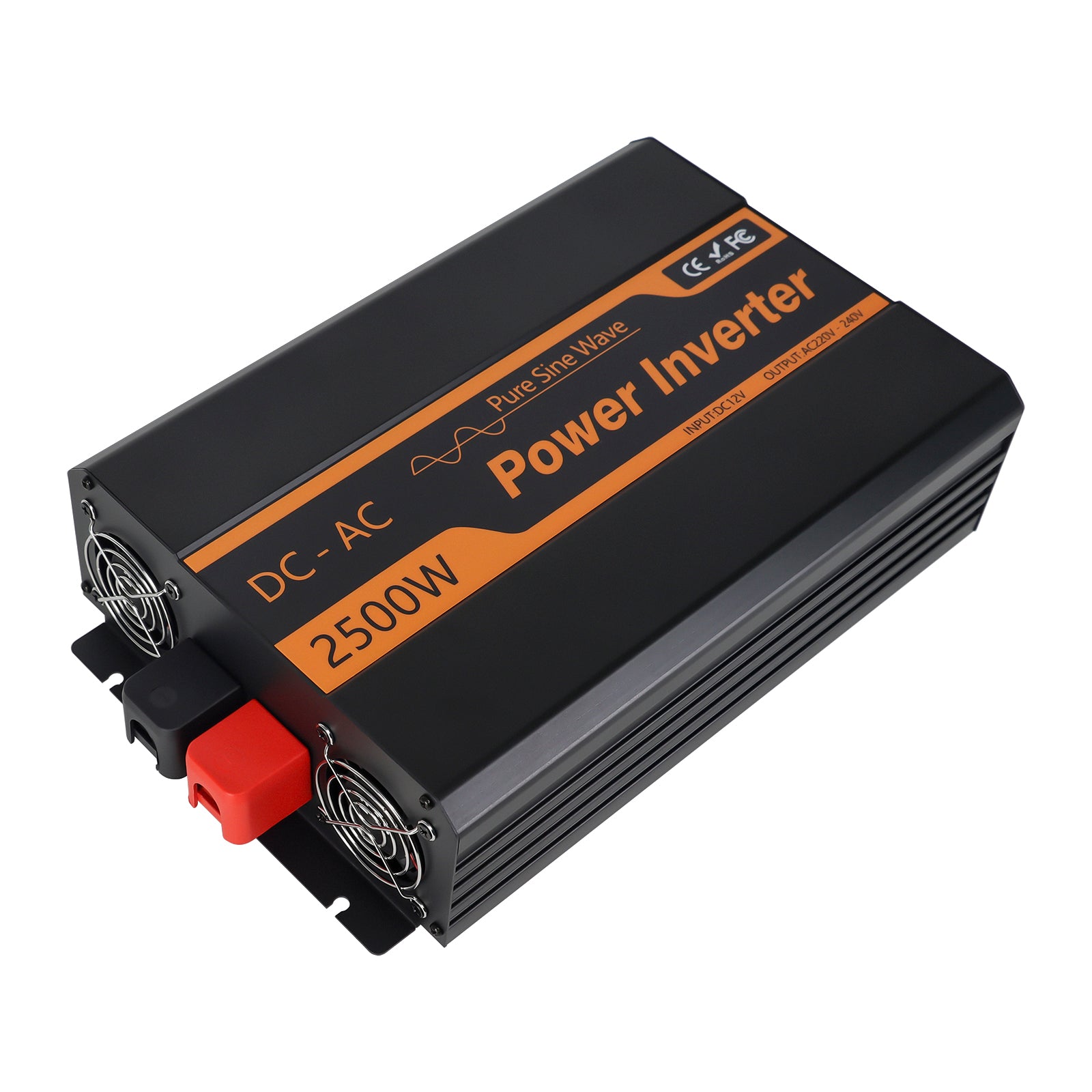 Inversor de corriente de 2500 W CC 12 V CA 220 V UE