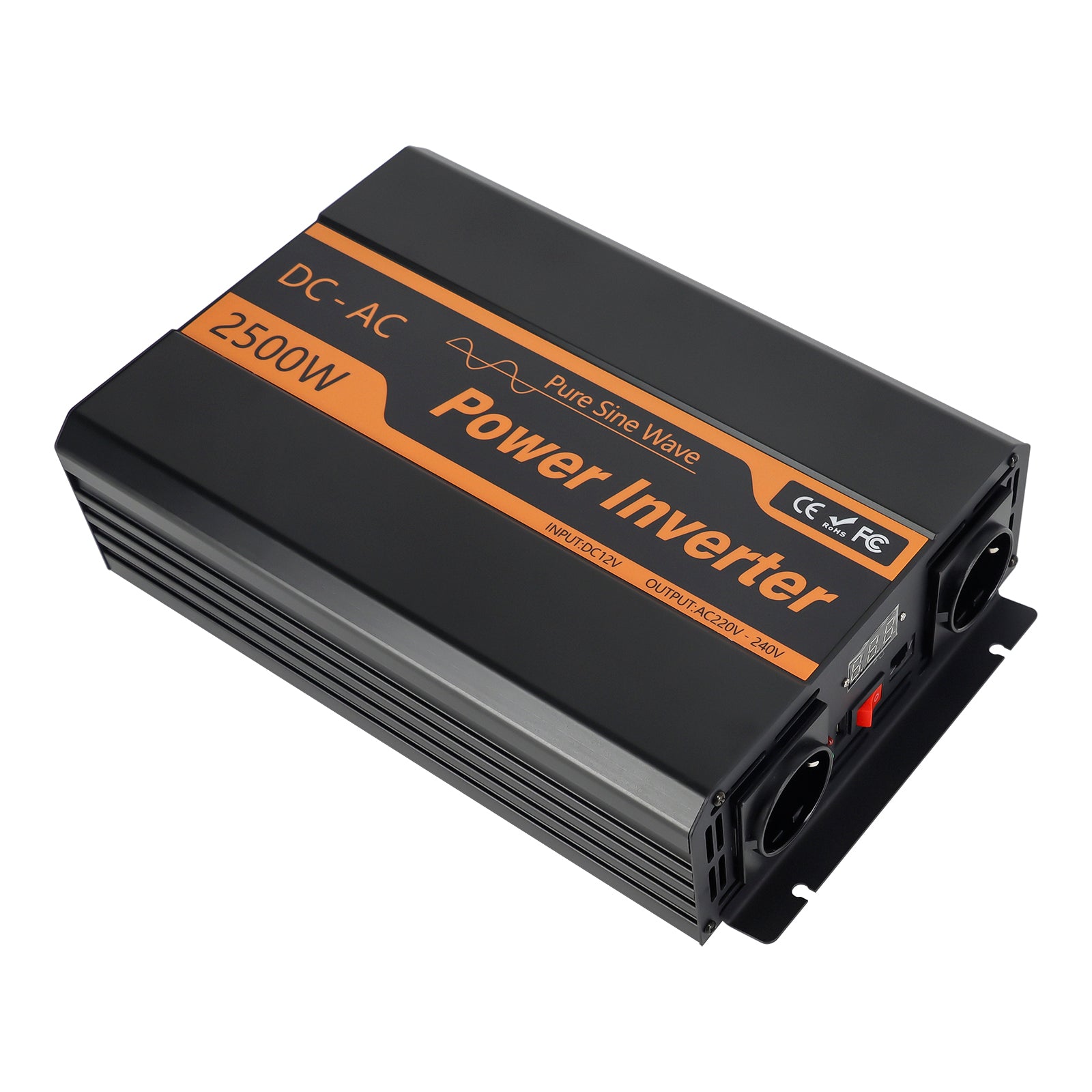 2500W DC 12V AC 220V EU Power Inverter