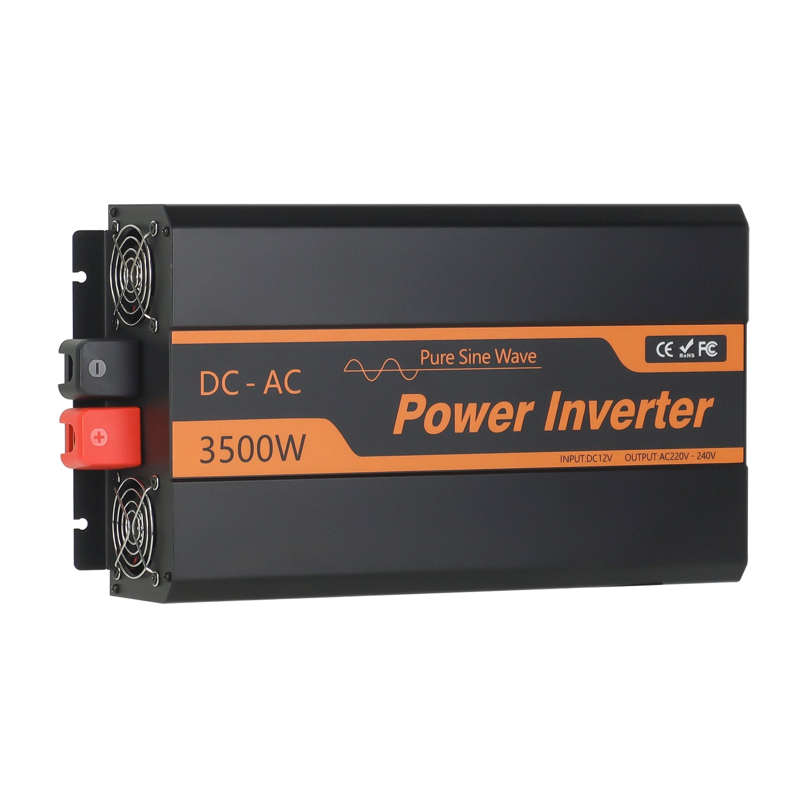 3500W DC 12V AC 220V EU Power Inverter