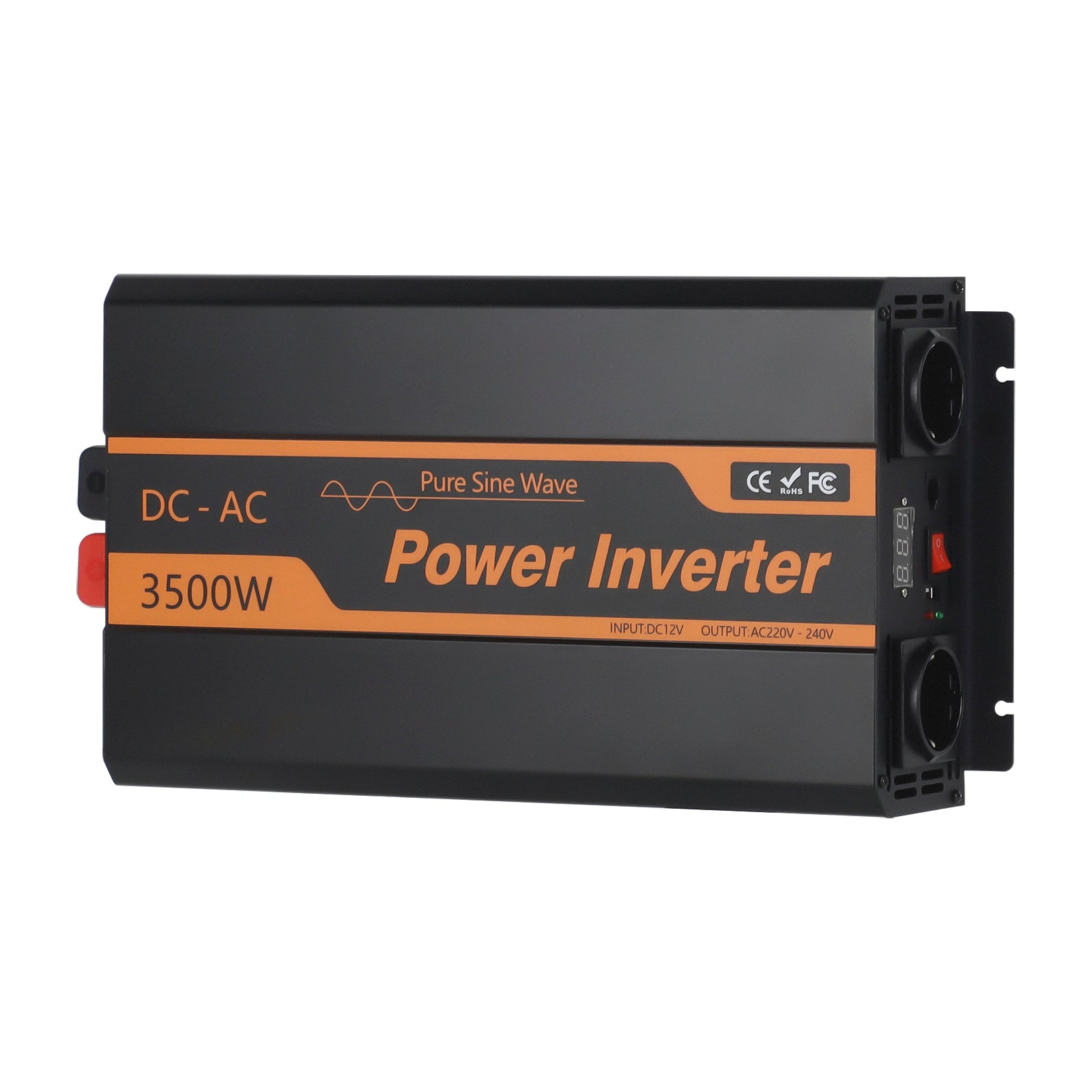 Inversor de corriente de 3500 W CC 12 V CA 220 V UE