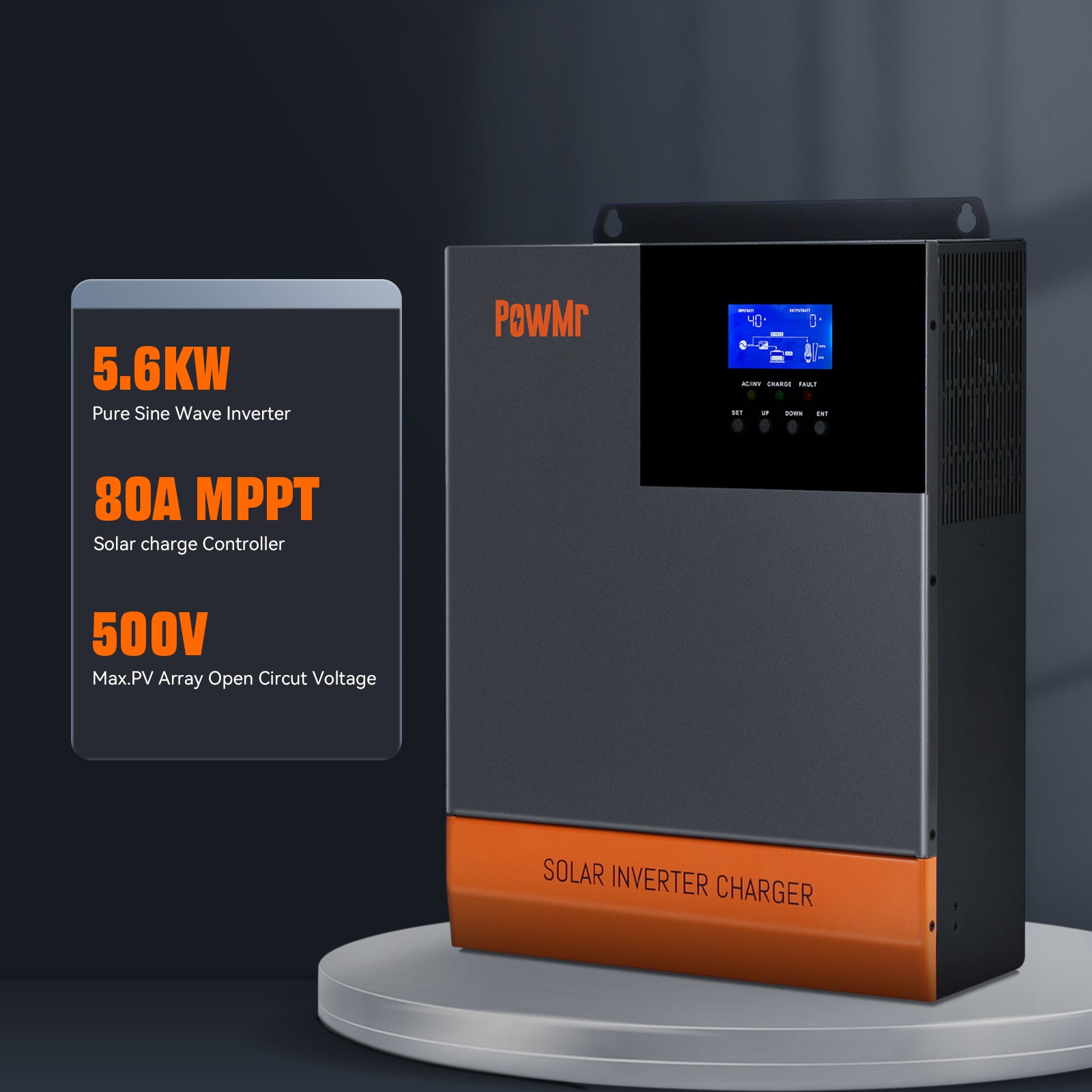5600w pure sine wave inverter with mppt solar charge controller