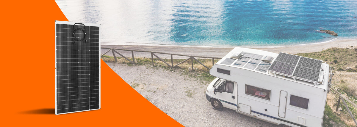 Flexible Solar Panels for RVs, Boats and Curved Roofs – PowMr