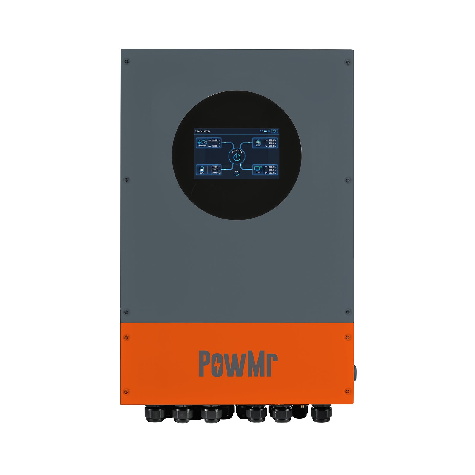 10.6KW48V220VHybridInverterSupports9UnitsinParallel