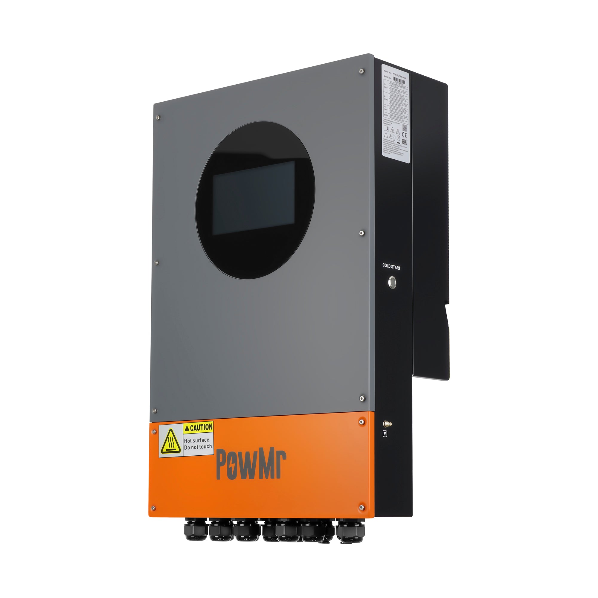 Inversor híbrido de 6.6KW 48V 220V compatible con 9 unidades en paralelo