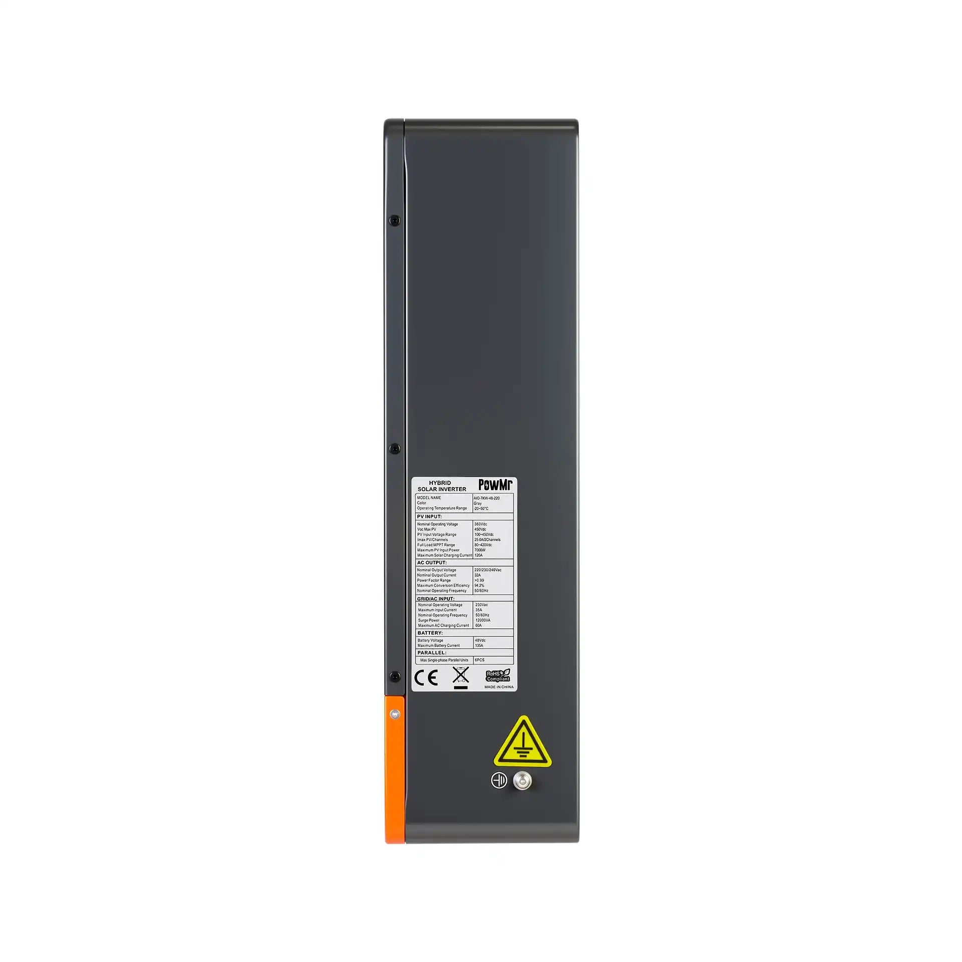 12KW 220Vac 48Vdc All-in-One Wechselrichter Unterstützt 9 Einheiten parallel