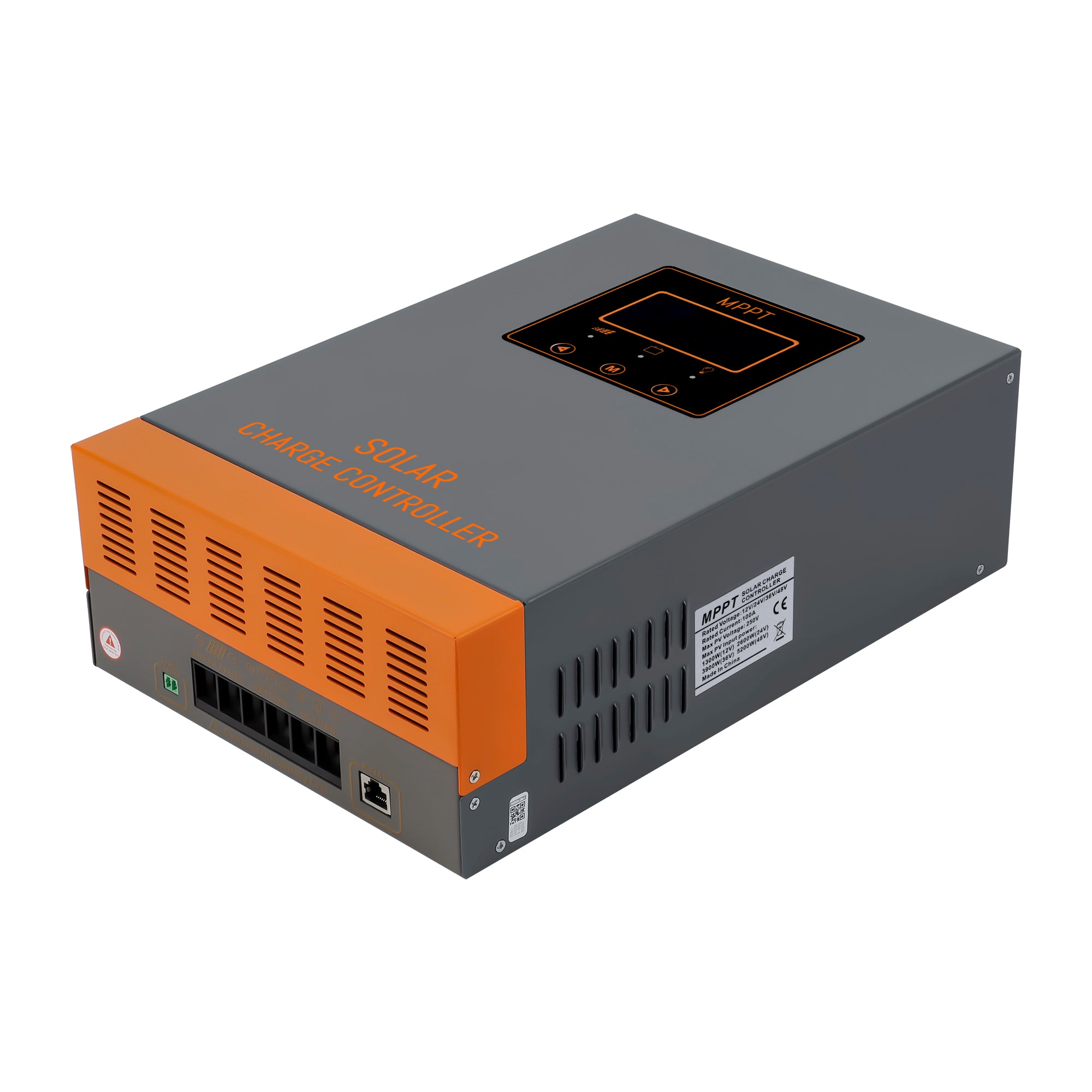 Controlador de carga solar MPPT para auto 12V/24V/48V 100A 250V