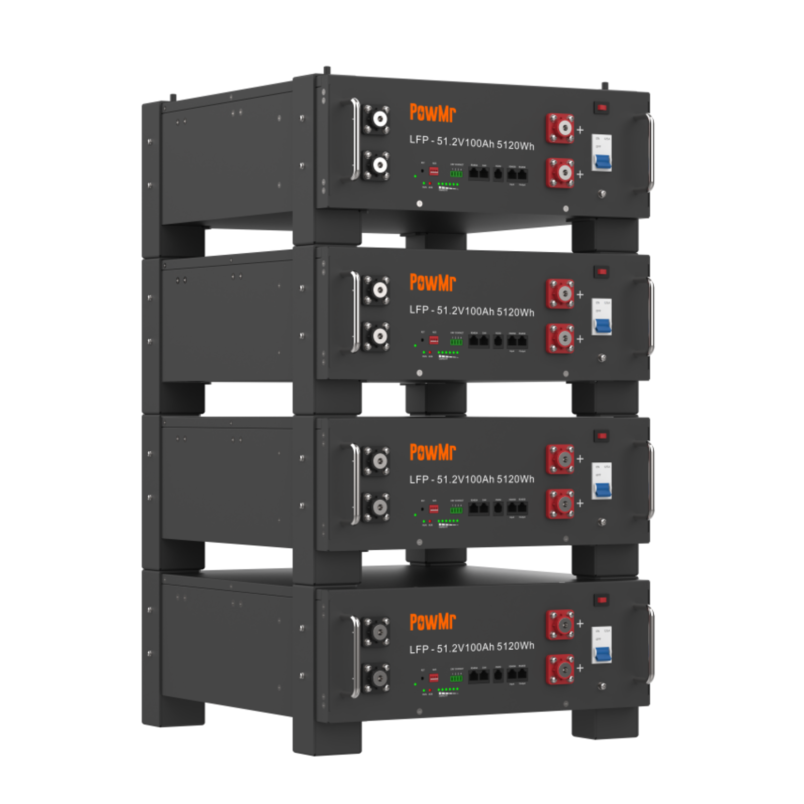 Batería de litio de montaje en rack 100Ah 51.2V