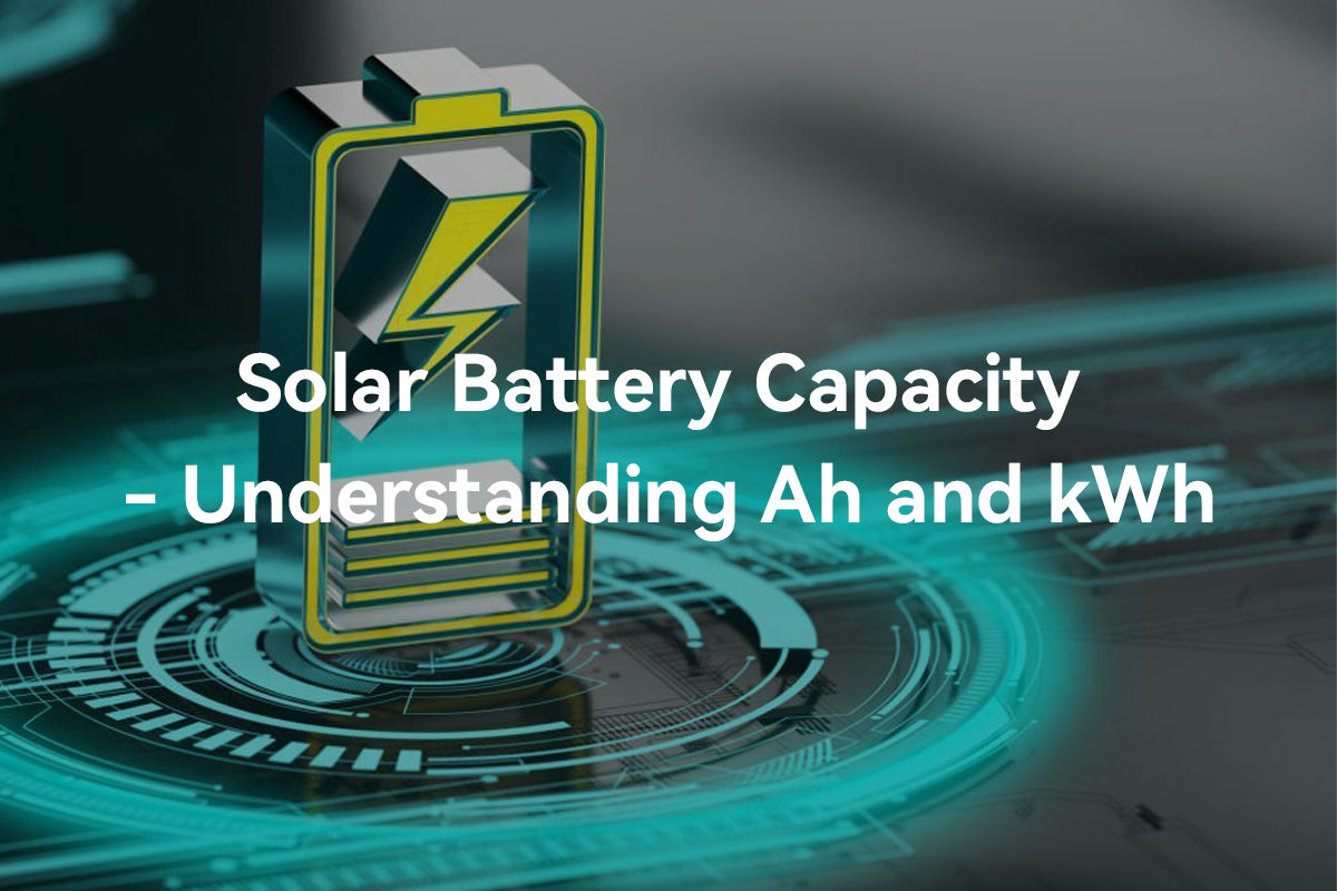 solar battery capacity - ah to kwh