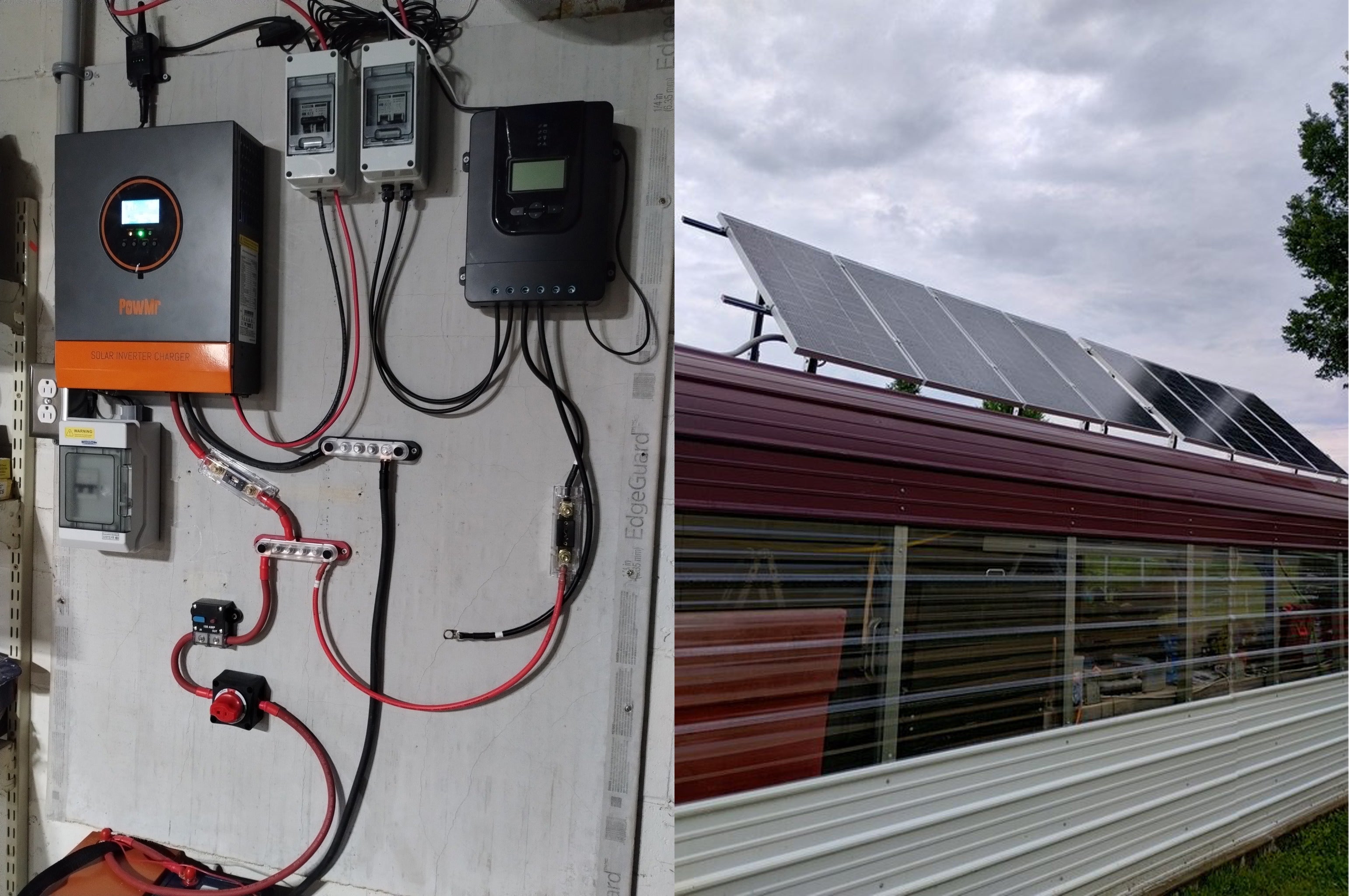 3kw solar power system for shed