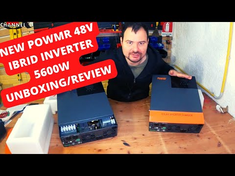 5600W 48VDC 230VAC All In One Inverter review video